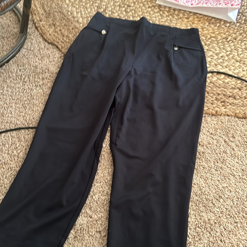 Wyllis stretch crepe ponte pants